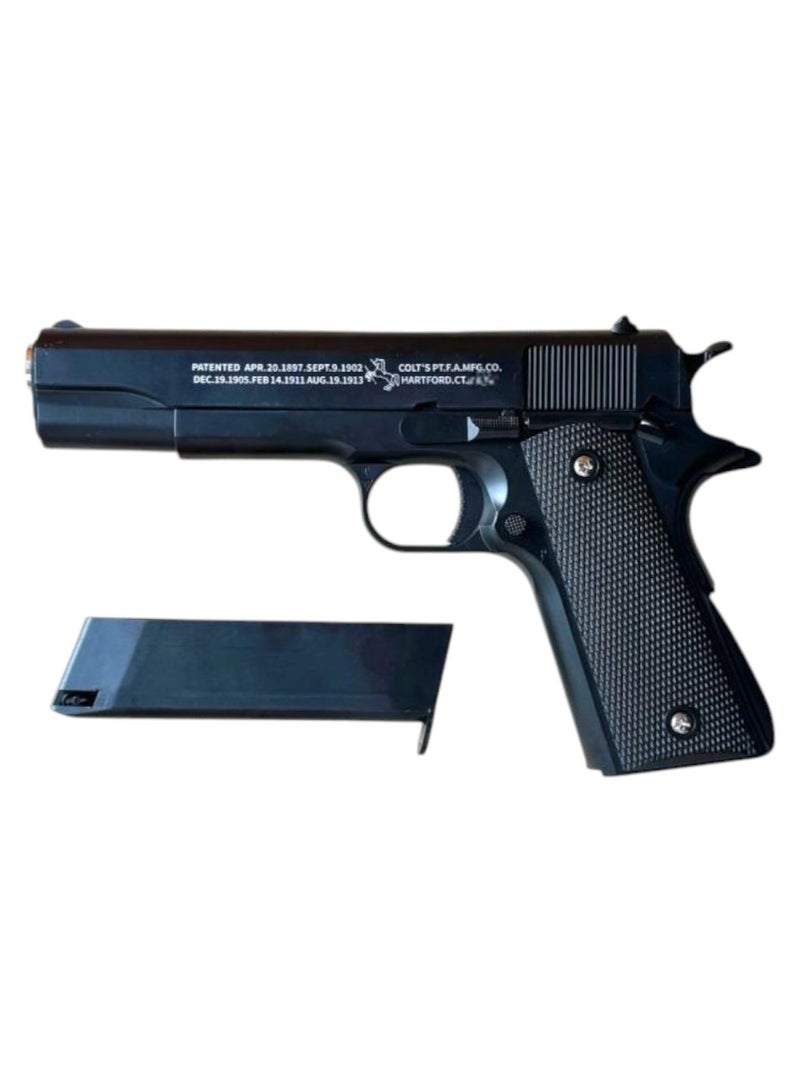 Colt Metal Revolver Toy for Adult Hand Toy Black - Image 2