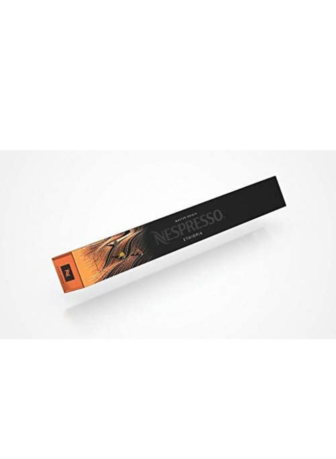 نسبرسو كبسولات نسبريسو أوريجينال لاين ، أثيوبيا ماستر أوريجين ، كبسولات قهوة محمصة خفيفة ، 10 قطع - Image 1