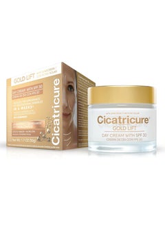 CICATRICURE Cicatricure Gold Lift Day Cream, Anti Aging Face Moisturizer with SPF 30, Hydrating Skin Care with Gold, Calcium & Silicon to Lift and Tighten Face Contour 1.7 Ounce  - Image 1