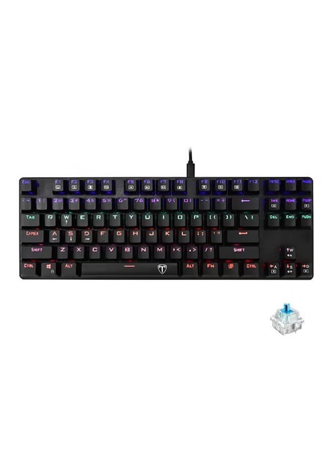 T-DAGGER TGK313 BORA Gaming Mechanical Keyboard with LED Lighting Rainbow - Blue Switch - Image 1