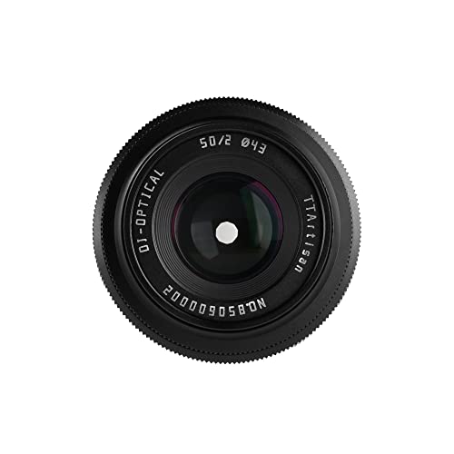 TTArtisan 50mm F2 Full Frame Large Aperture Camera Lens for Fuji X Mount Cameras X-T4 X-T3 X-E3 X-E3 X-T30 X-100 X-S10 X-PRO3 X-T2 X-PRO1 X-PRO2 (Black) - Image 4