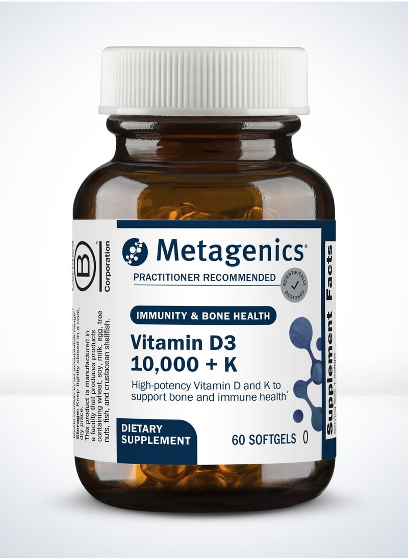 Metagenics - D3 10000 + K 60 Softgel - Image 1
