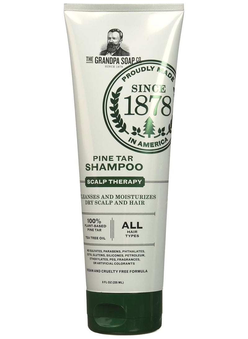 Grandpa's Soap Company Wonder Pine Tar Shampoo, 8 Ounce - Pack of 2