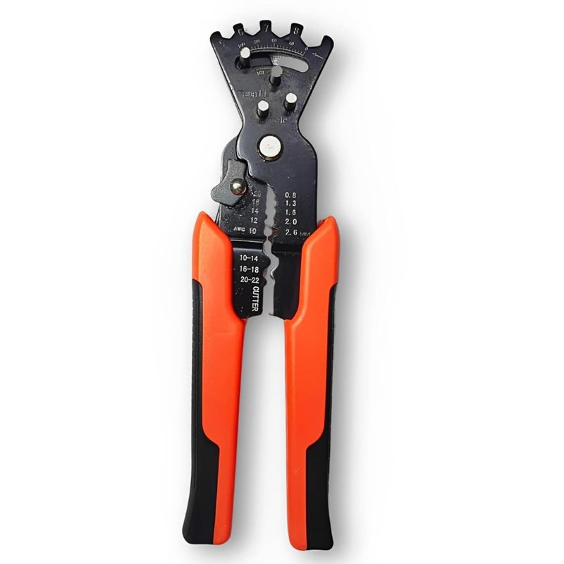 GOPIKRISHNA 5 In 1 Pliers Wire Winding Cutter Bending Crimping Stripping Cutting Spanner Tool Cable Stripper With Angular Scale Stainless Steel - Image 1