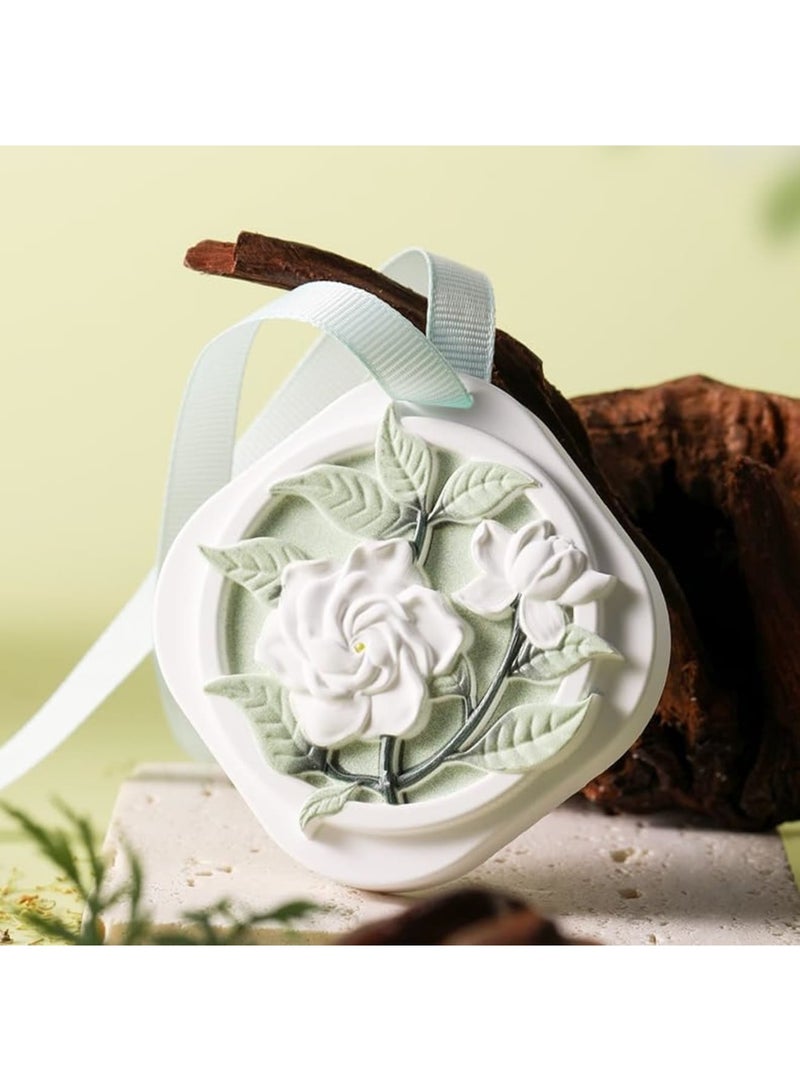 SYOSI 2pcs Porcelain Passive Essential Oil Diffusers, Non-Electric Battery-Free Aromatherapy Diffuser for Armoire, Cars, Bathroom, Enhances Sleep Quality and Relieves Stress, Ideal for Home and Travel Use - Image 5