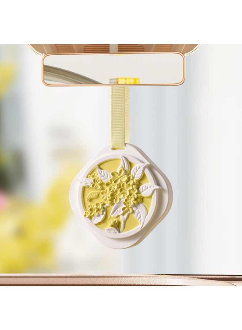 SYOSI 2pcs Porcelain Passive Essential Oil Diffusers, Non-Electric Battery-Free Aromatherapy Diffuser for Armoire, Cars, Bathroom, Enhances Sleep Quality and Relieves Stress, Ideal for Home and Travel Use - Image 4