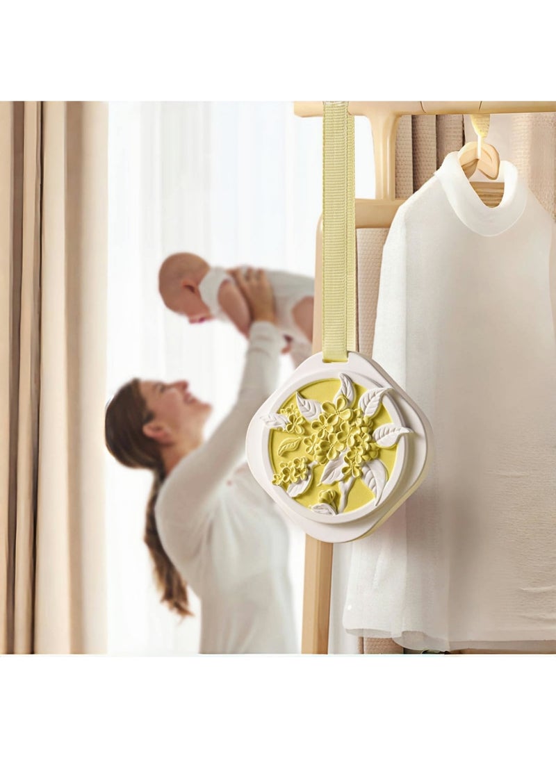 SYOSI 2pcs Porcelain Passive Essential Oil Diffusers, Non-Electric Battery-Free Aromatherapy Diffuser for Armoire, Cars, Bathroom, Enhances Sleep Quality and Relieves Stress, Ideal for Home and Travel Use - Image 3