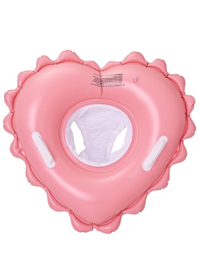 Y&D Baby Swimming Float Ring with Seat, Inflatable Children Waist Float Ring, Baby Free Swimming Ring, Safe and Durable, Pool Tool for The Age of 1-5 Years Kids,Pink-P 