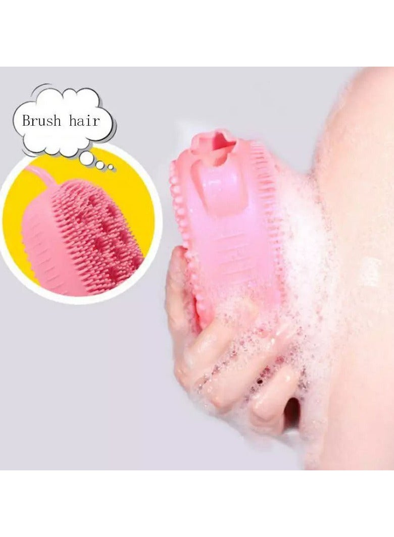 Ultra Silicone Multi-Colored Bath Sponge  - Image 1