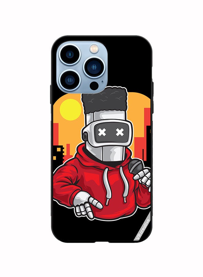 VR CREATIVE Protective Case Cover For Apple iPhone 14 Pro Max Robot Dancer Design Multicolour  - Image 1