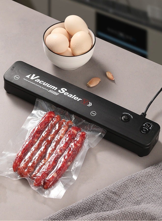 DUTUO Automatic Sealing Machine,Vacuum Sealer with 10 Vacuum Sealer Bags,Compact And Easy Clean - Image 4