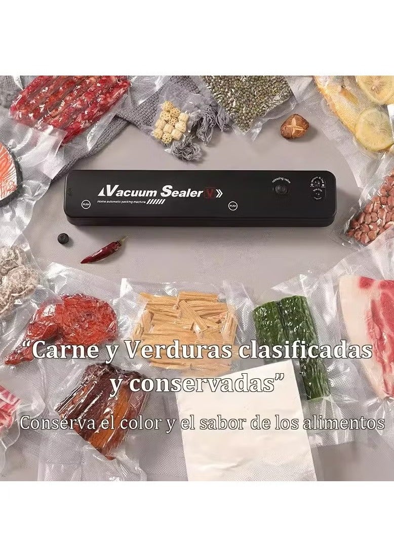 DUTUO Automatic Sealing Machine,Vacuum Sealer with 10 Vacuum Sealer Bags,Compact And Easy Clean - Image 3