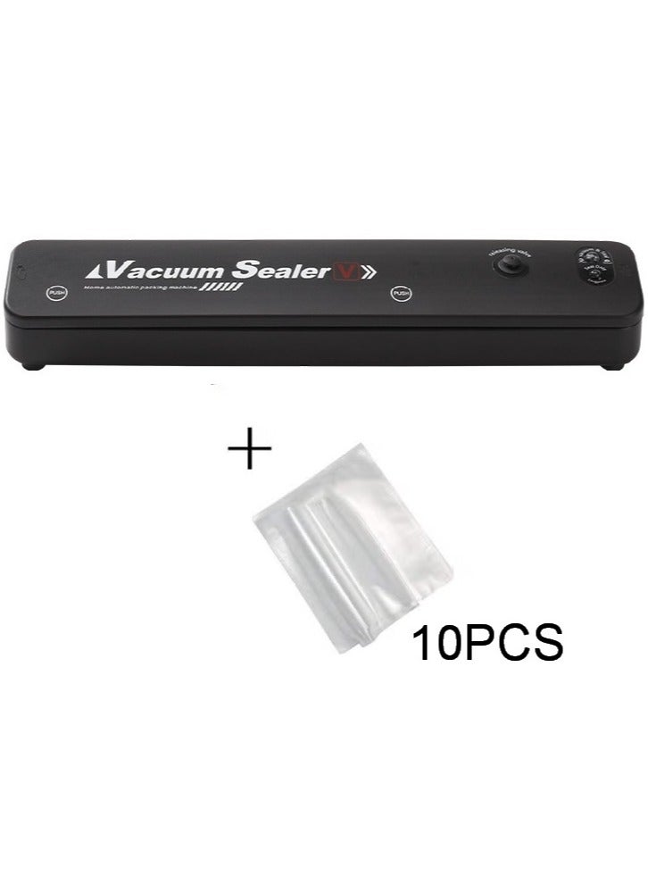 DUTUO Automatic Sealing Machine,Vacuum Sealer with 10 Vacuum Sealer Bags,Compact And Easy Clean - Image 1