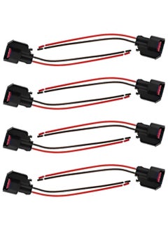 TLAXCA 8 Pack Fuel Injector Kits Pigtail Connector Plug Wire EV6 Replacement for Ford F150 1999-2016 F250 1999-2013 Crown Victoria 1999-2011 Mustang 2002-2013  - Image 3