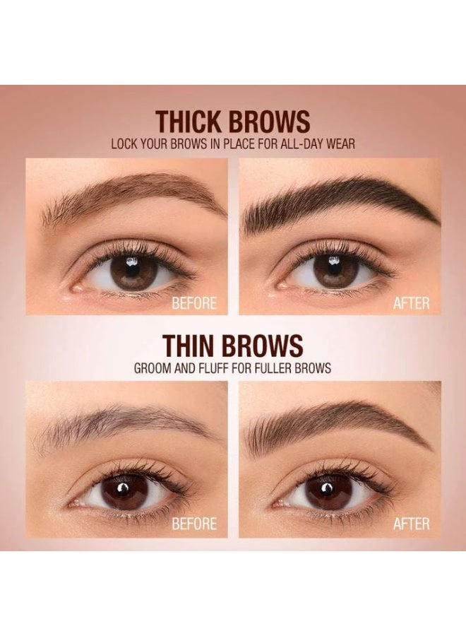 OTWOO O.TWO.O 2-in-1 Eyebrow Soap X Tint – Fluffy Hold & Natural Tint (#1, GREY BROWN) - Image 3