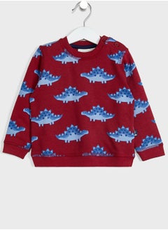 Kids Stegosaurus Print Sweatshirt