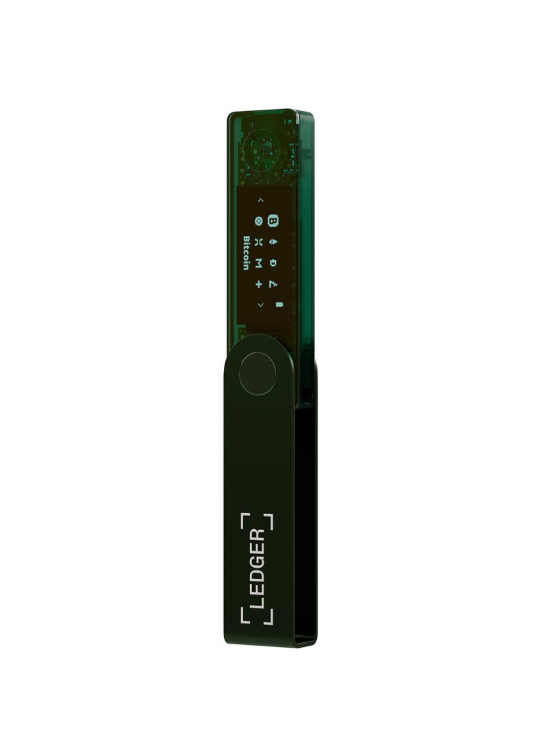 Ledger Nano X Hardware Wallet | Safest Crypto & NFT Cold Storage, Big Screen + Wireless Bluetooth & Type-C Connectivity, 5000+ Coins Supported, for iOS & Android, MacOS & Windows - Emerald Green  - Image 1