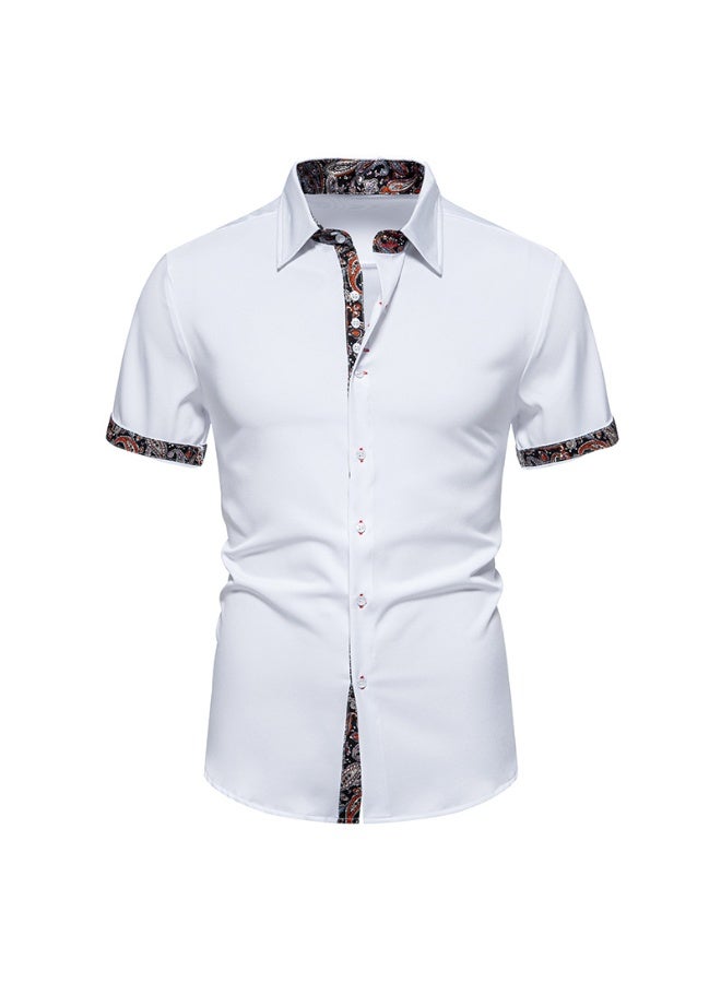 KUYING Casual Slim Fit Formal Shirt