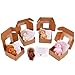 Guiqulai 5pcs Handmade Mini Plush Teddy Bear in a Box My Little Worry Bears with Emotional Uplifting Support Card Tiny Stuffed Animal Gift for Friends Coworkers - Image 2