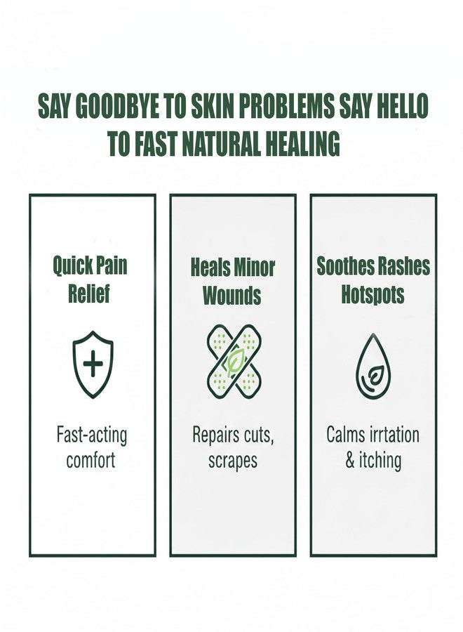 كردم بلسم كيردوم كيور بيت الطبيعي للشفاء ٥٠ غرام | راحة سريعة للجروح والطفح الجلدي والبقع الساخنة | شفاء وحماية طبيعية للبشرة | عضوي وآمن لللعق وغير لزج | للعناية بالكلاب والقطط والجراء والقطط الصغيرة - Image 2