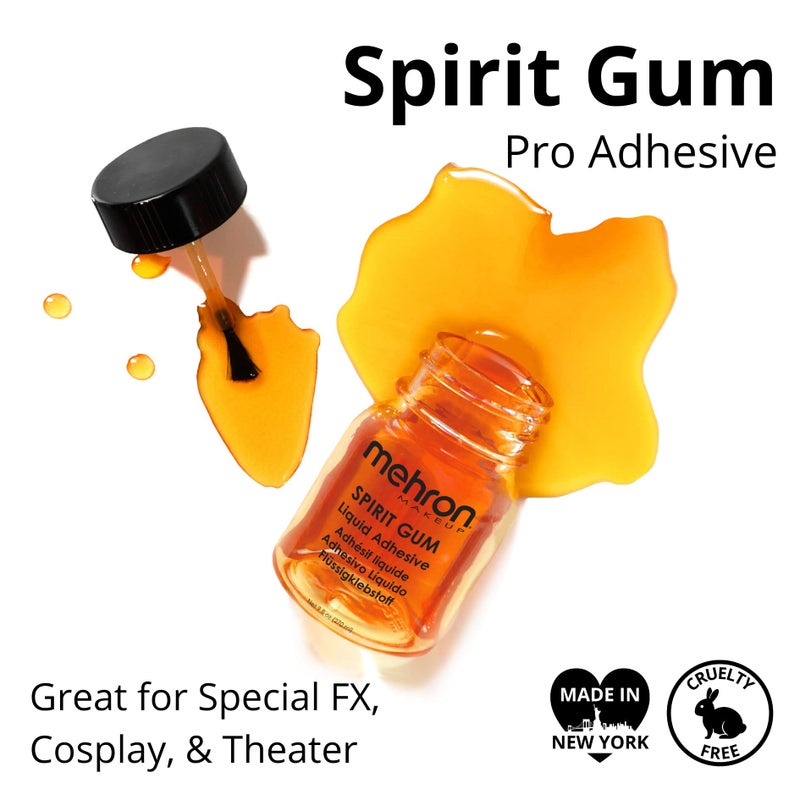 Mehron Makeup Spirit Gum (1 oz) (Matte) - Image 2