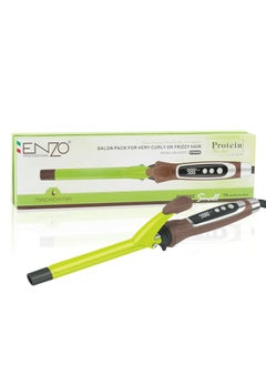ENZO EN-2220 19mm Portable Curling Iron - Hair Curler with Adjustable Temperature and Fast Heating - Intl Version