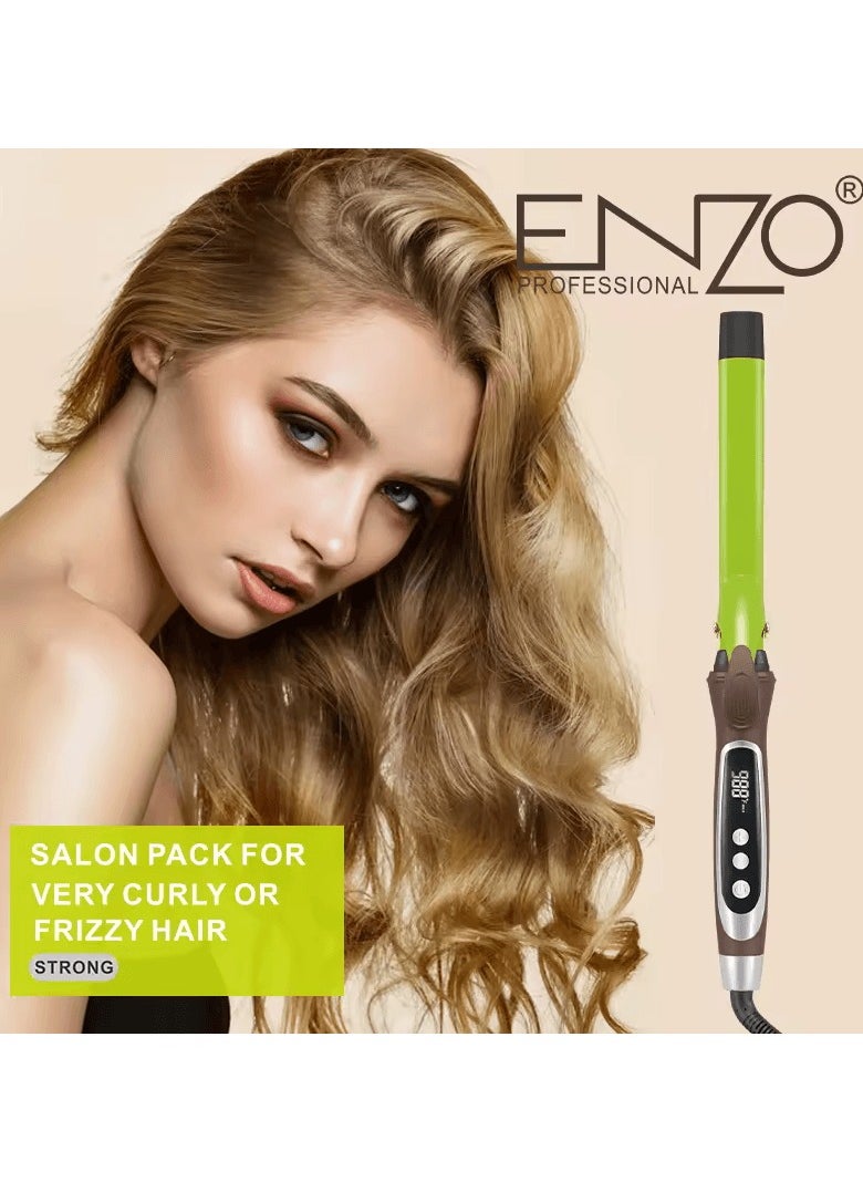 ENZO Professional - ENZO EN-2220 19mm Portable Curling Iron - Hair Curler with Adjustable Temperature and Fast Heating - Intl Version - Image 1
