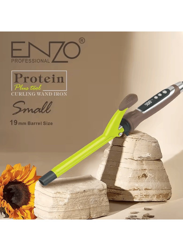ENZO Professional - ENZO EN-2220 19mm Portable Curling Iron - Hair Curler with Adjustable Temperature and Fast Heating - Intl Version - Image 1