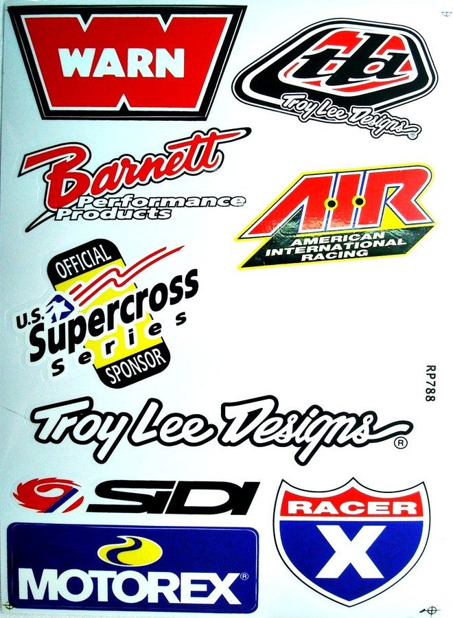 FIEIJ Dirt Bike Motorcycles Supercross Motocross ATV Lot 6 Vinyl Decals Stickers D6015 - Image 2