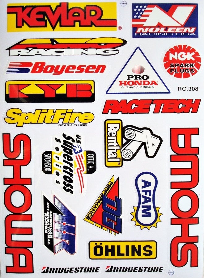 FIEIJ Dirt Bike Motorcycles Supercross Motocross ATV Lot 6 Vinyl Decals Stickers D6015 - Image 5