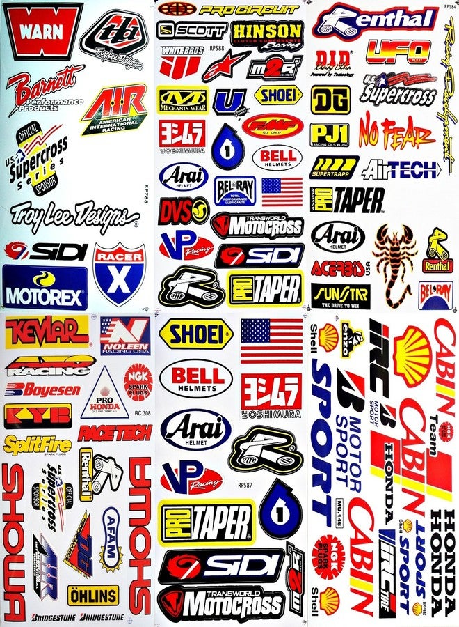 FIEIJ Dirt Bike Motorcycles Supercross Motocross ATV Lot 6 Vinyl Decals Stickers D6015 - Image 1