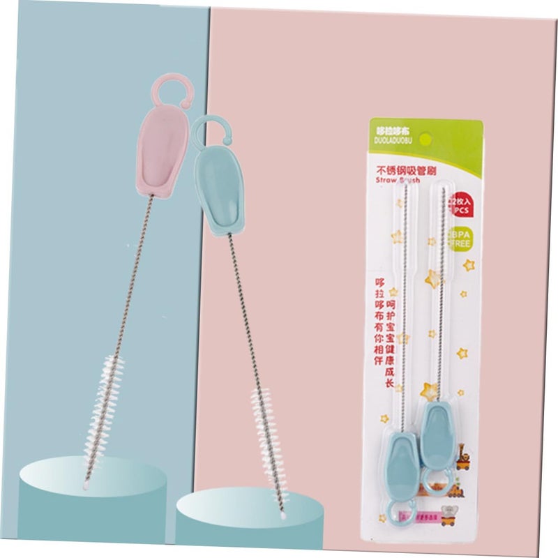 18pcs Stainless Steel Straw Brush Multi Nylon Cleaners Set For Water Bottles And Straws Cleaning Tool With 15cm Length Washable Reusable - Image 5