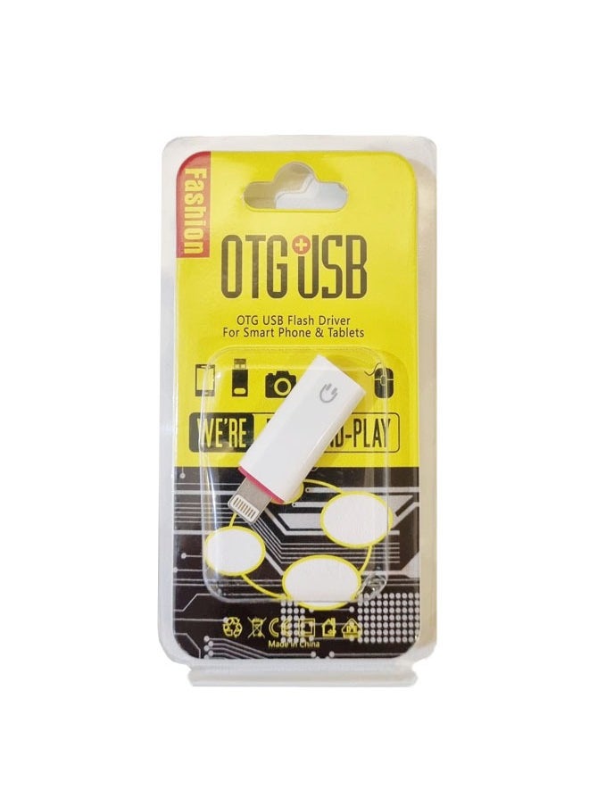 Generic - Lightning To 3.5 MM Headphone Adapter - white color - Image 1
