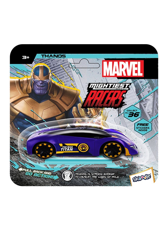 MARVEL Skoodle Pull Back Mightiest Racer Thanos - Image 1
