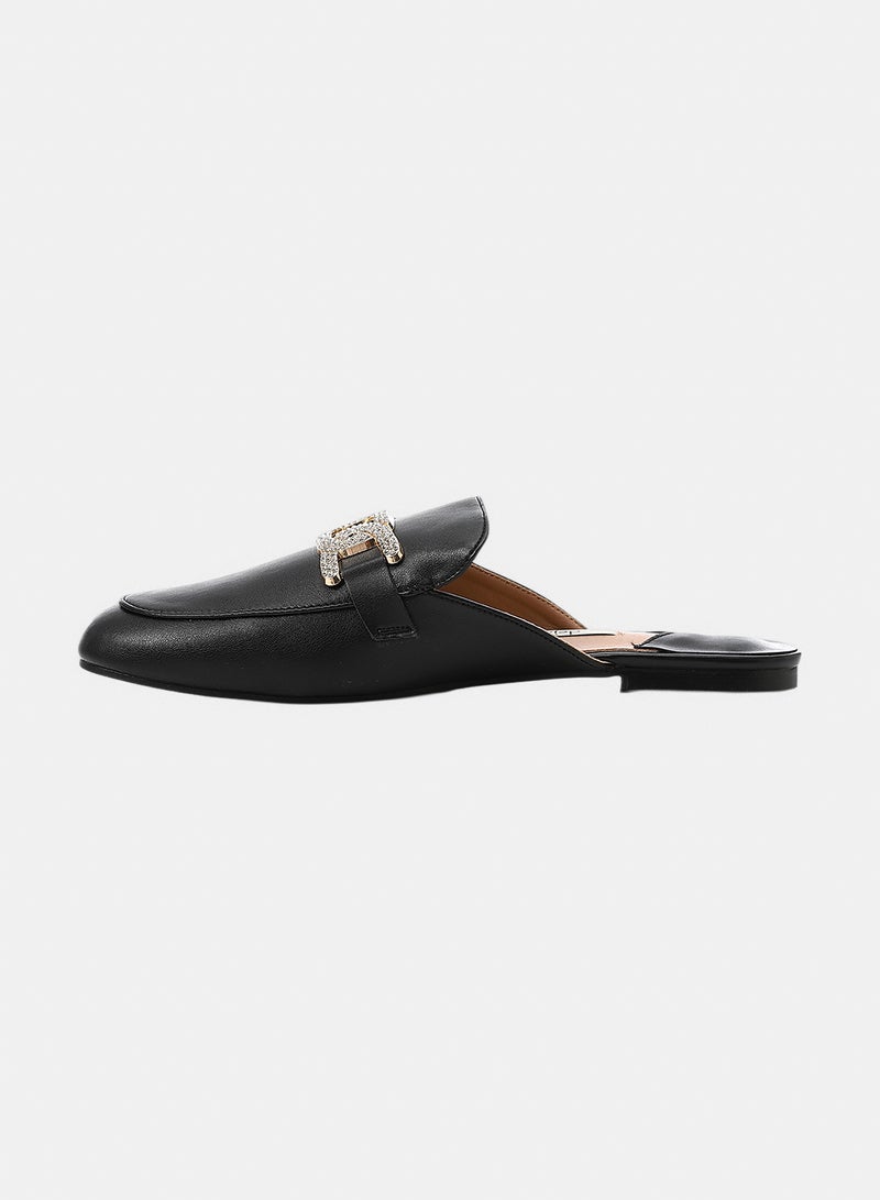Dejavu Shoes FAN-DJTX-010  Flat Leather Slippers For Women - Image 4