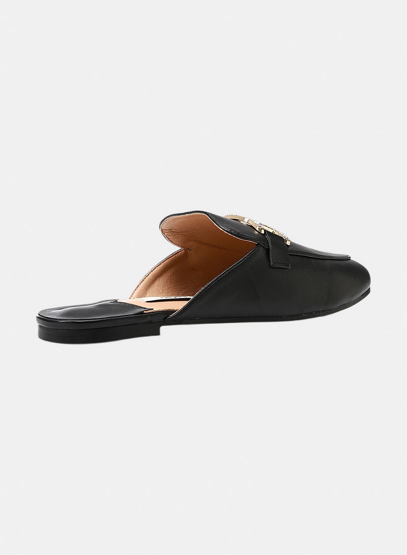 Dejavu Shoes FAN-DJTX-010  Flat Leather Slippers For Women - Image 3