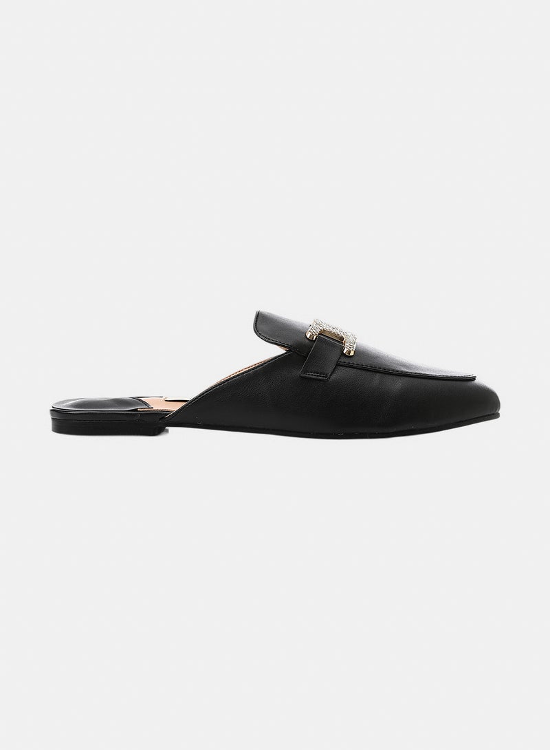 Dejavu Shoes FAN-DJTX-010  Flat Leather Slippers For Women - Image 2