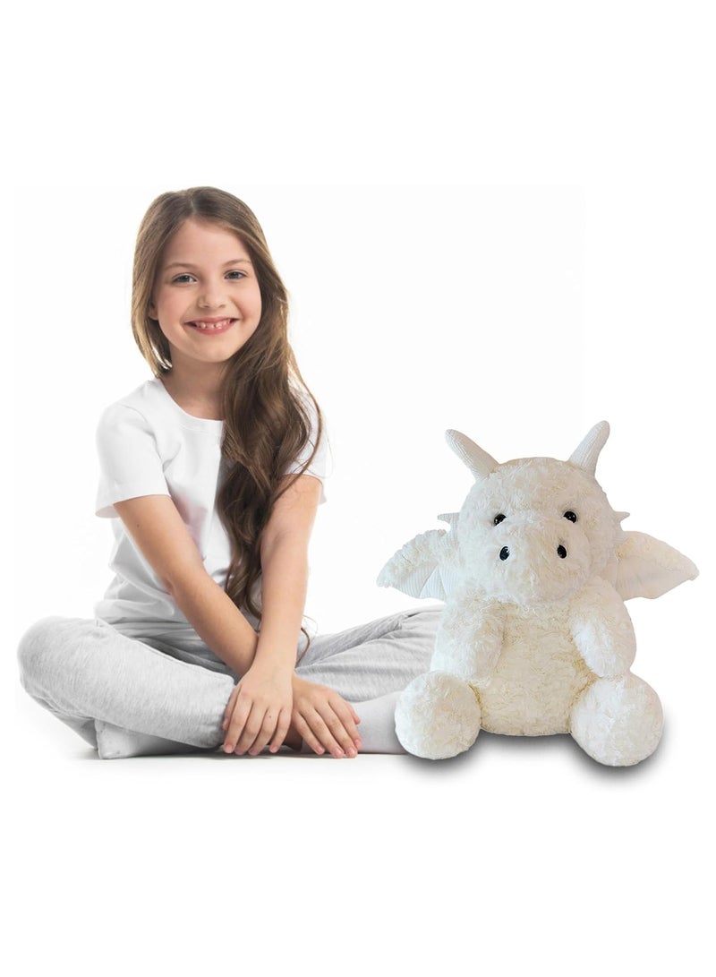 SOLARAE تنين طائر صغير محشو، لعبة حيوانات محشوة لطيفة، تنانين ناعمة رائعة، ألعاب محشوة وهدايا، تنين ناري كاواي - Image 1