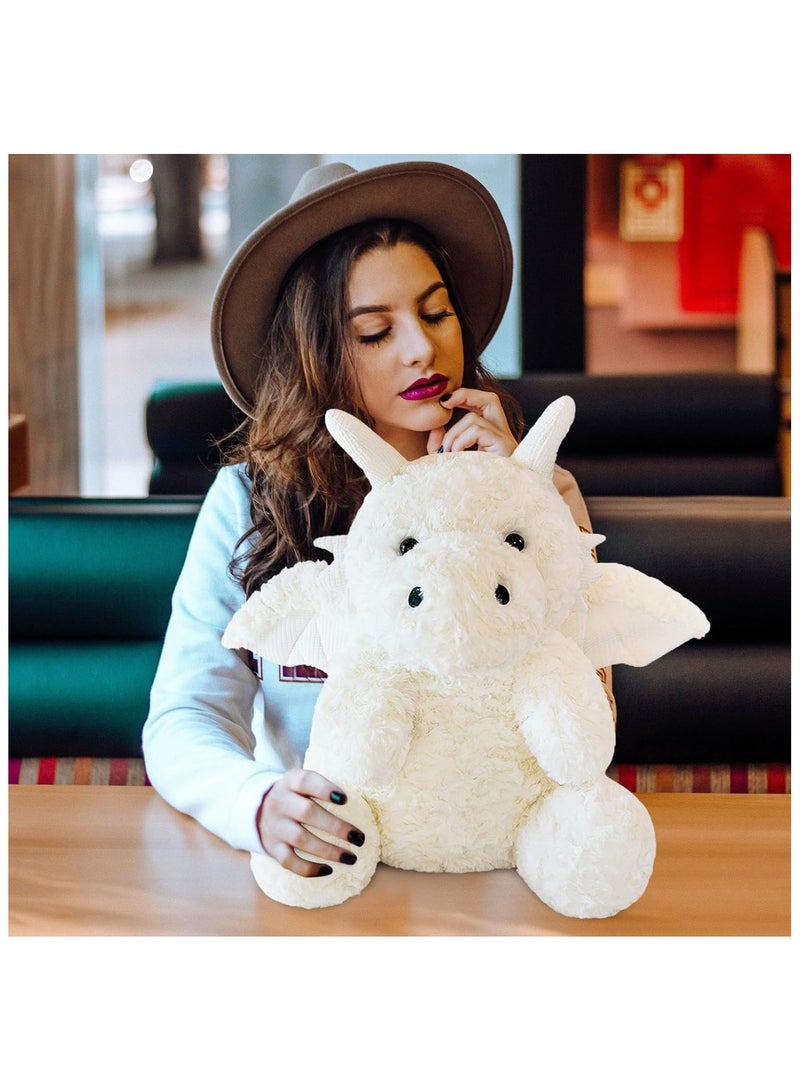 SOLARAE تنين طائر صغير محشو، لعبة حيوانات محشوة لطيفة، تنانين ناعمة رائعة، ألعاب محشوة وهدايا، تنين ناري كاواي - Image 4