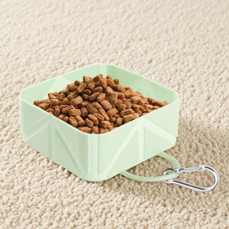 Dog Travel Bowl,500ml Foldable Kitten Feeding Container | Puppy Watering Dish - for Camping Hiking Travel Car Beach RV Park Daily Walks Picnic Animal Lovers Travelers Hikers Trainers - Image 3