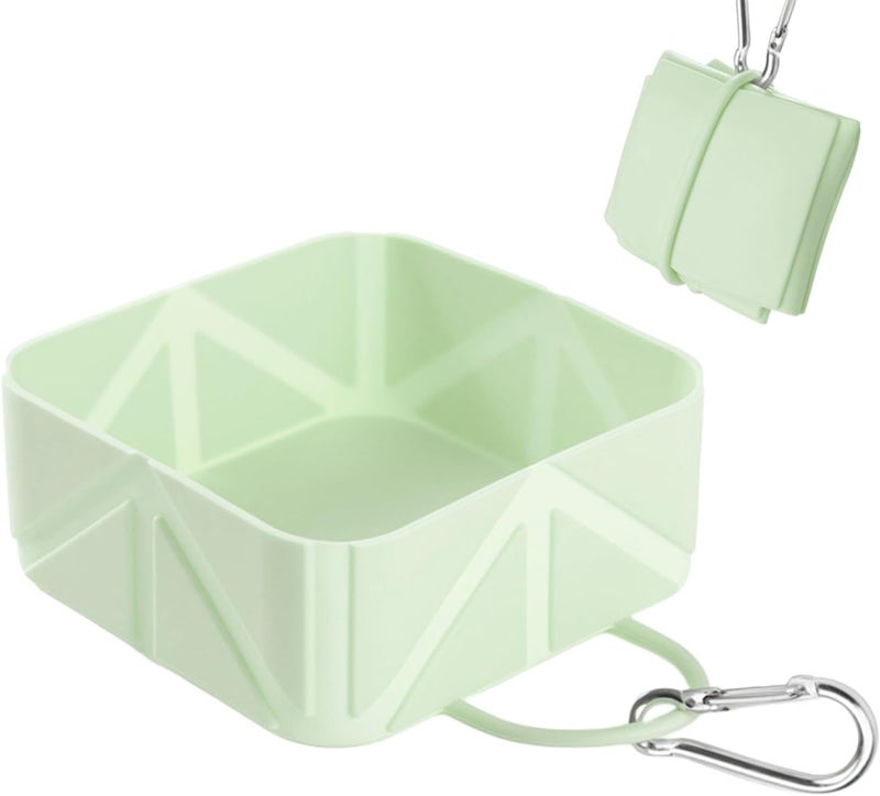 Dog Travel Bowl,500ml Foldable Kitten Feeding Container | Puppy Watering Dish - for Camping Hiking Travel Car Beach RV Park Daily Walks Picnic Animal Lovers Travelers Hikers Trainers - Image 1