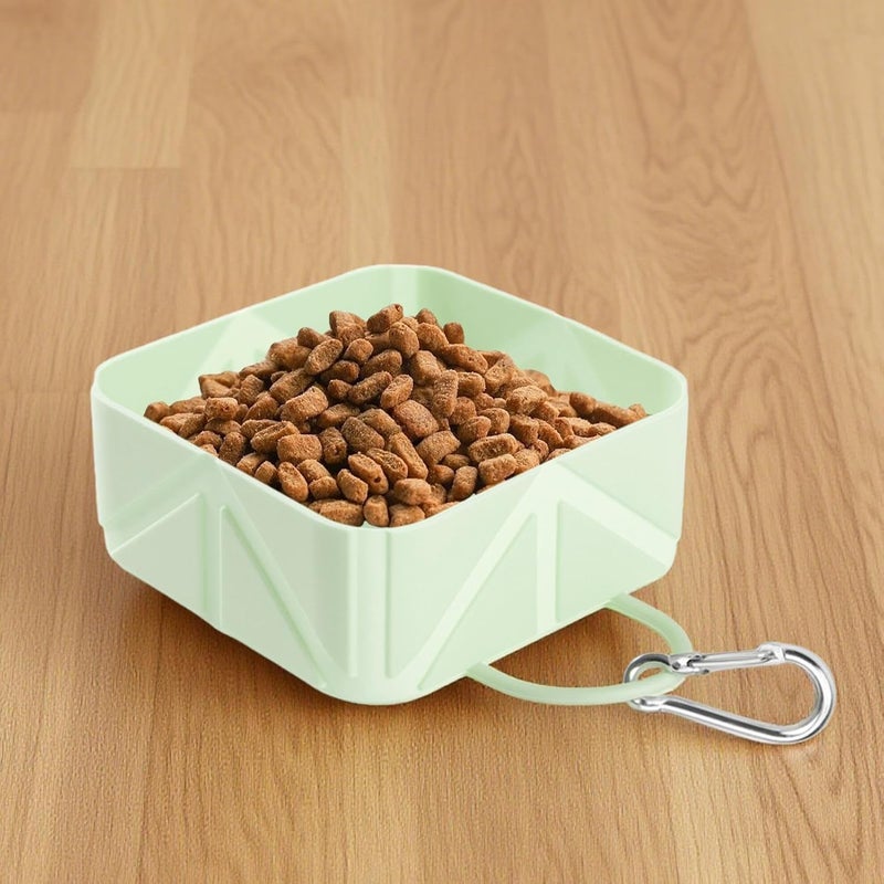 Dog Travel Bowl,500ml Foldable Kitten Feeding Container | Puppy Watering Dish - for Camping Hiking Travel Car Beach RV Park Daily Walks Picnic Animal Lovers Travelers Hikers Trainers - Image 2