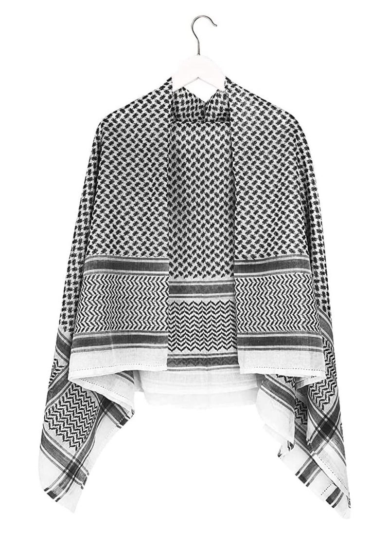 QUESERA Men Arab Shemagh Headscarf Muslim Desert Keffiyeh Headwear  - Image 3