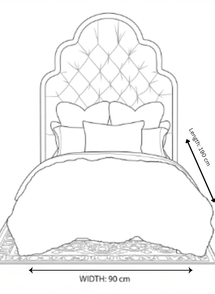 KARNAK Veloura Tufted Kids Bed – Pink - Image 5