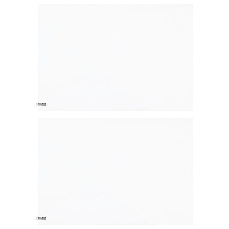 2Pcs Peel and Stick Whiteboards White Adhesive Dry Erase Board for Office Walls - Image 1