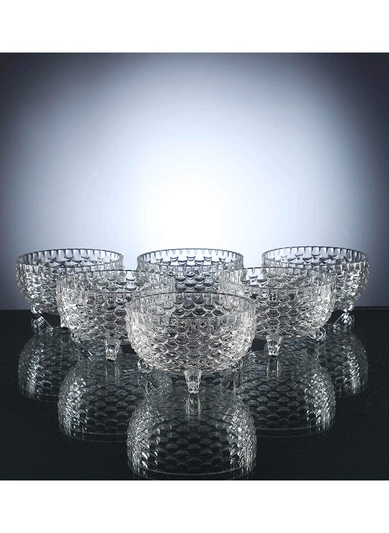 Kmart KHODIYAR Crystal Glass Desert IceCream Sundae Bowl  - Image 5