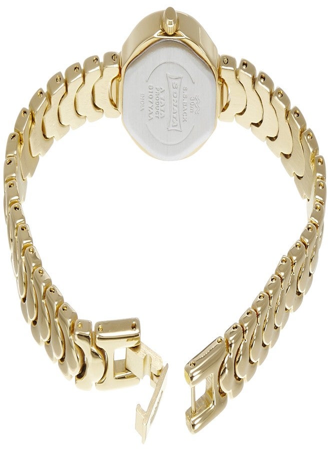 Sonata Quartz Analog White Dial Gold Metal Strap Watch for Women - NT8107YM01 - Image 2