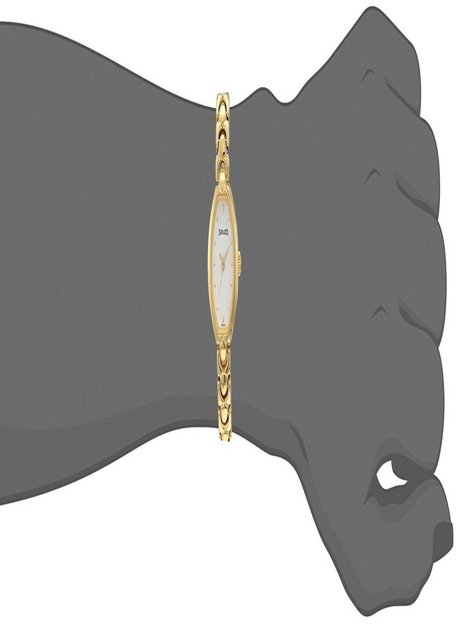 Sonata Quartz Analog White Dial Gold Metal Strap Watch for Women - NT8107YM01 - Image 4