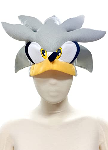 Great Eastern Entertainment GE Animation GE32355 Sonic The Hedgehog  Silver Sonic Head Fleece Cap White 8 - Image 1