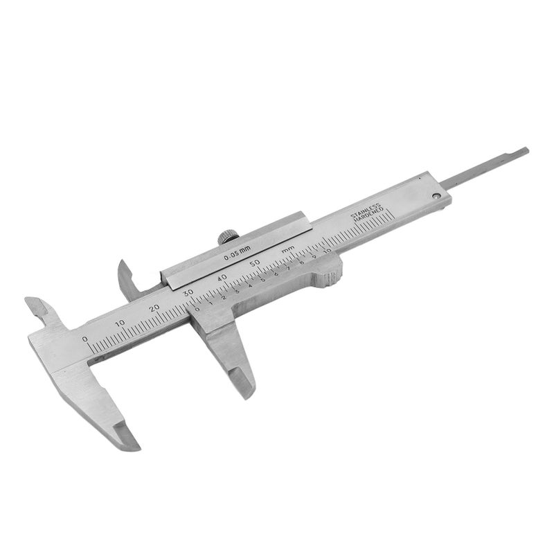 Vernier Caliper Stainless Steel High Accuracy Small Portable Measuring Tool 0‑50mm For Jewelry Coins - Image 1